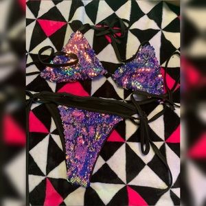 Sequin bikini